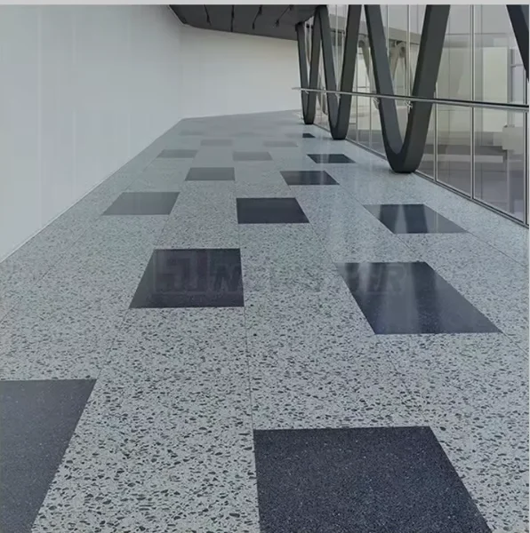 Modern terrazzo floor tiles for residential use