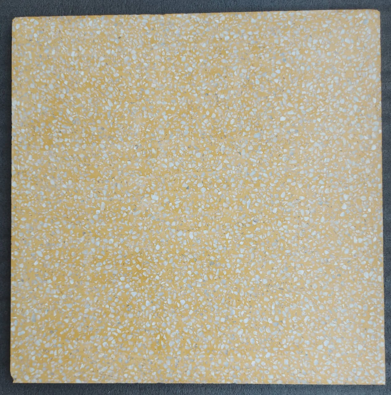 Heavy-duty terrazzo tiles for commercial flooring